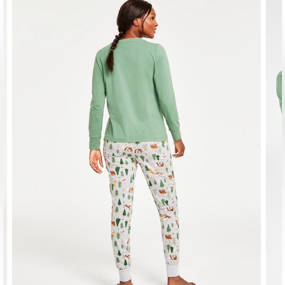 Women's Mix It Forest Pajamas Set - NWT Large - Picture 4 of 6